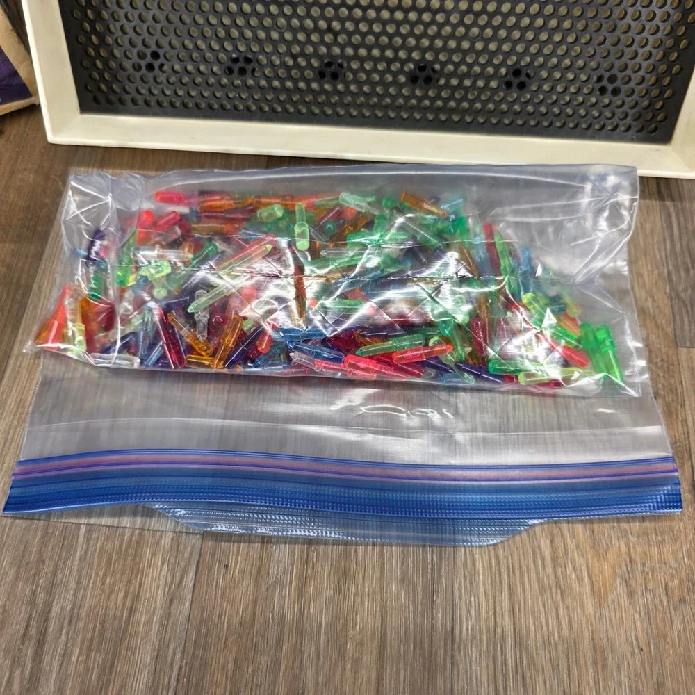Vintage 1978 Hasbro Lite-Brite Light Box Toy Model 5455 with Pegs and Sheets